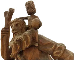 Holzskulptur Statue Figur 