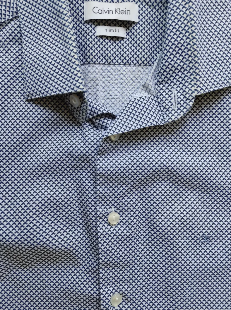 Calvin Klein Herren Hemd - Gr. S  – Bild 3