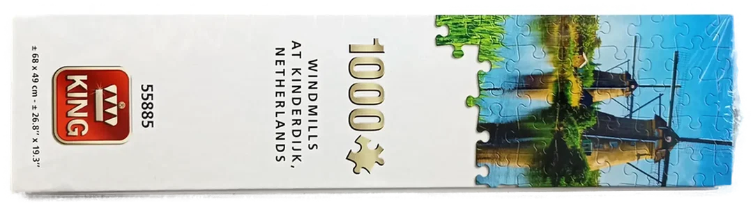 King Puzzle 1000 Teile Windmühlen (OVP)  – Bild 7