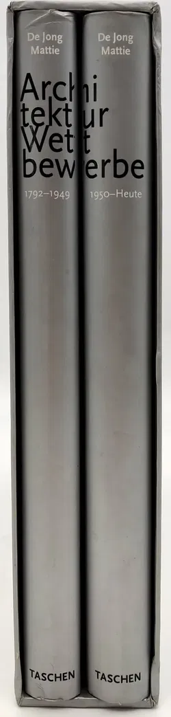 Architektur Wettbewerbe 1792- Heute- Band I und II im Schuber - Cees de Jong, Erik Mattie - Bild 2