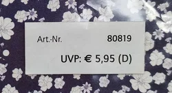 Notizbuch, Blumenmotiv, originalverpackt  - Bild 3