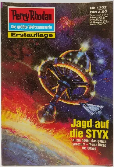  Romanheft Perry Rhodan Jagd auf die STYX Erstauflage Nr.1702 - Bild 2