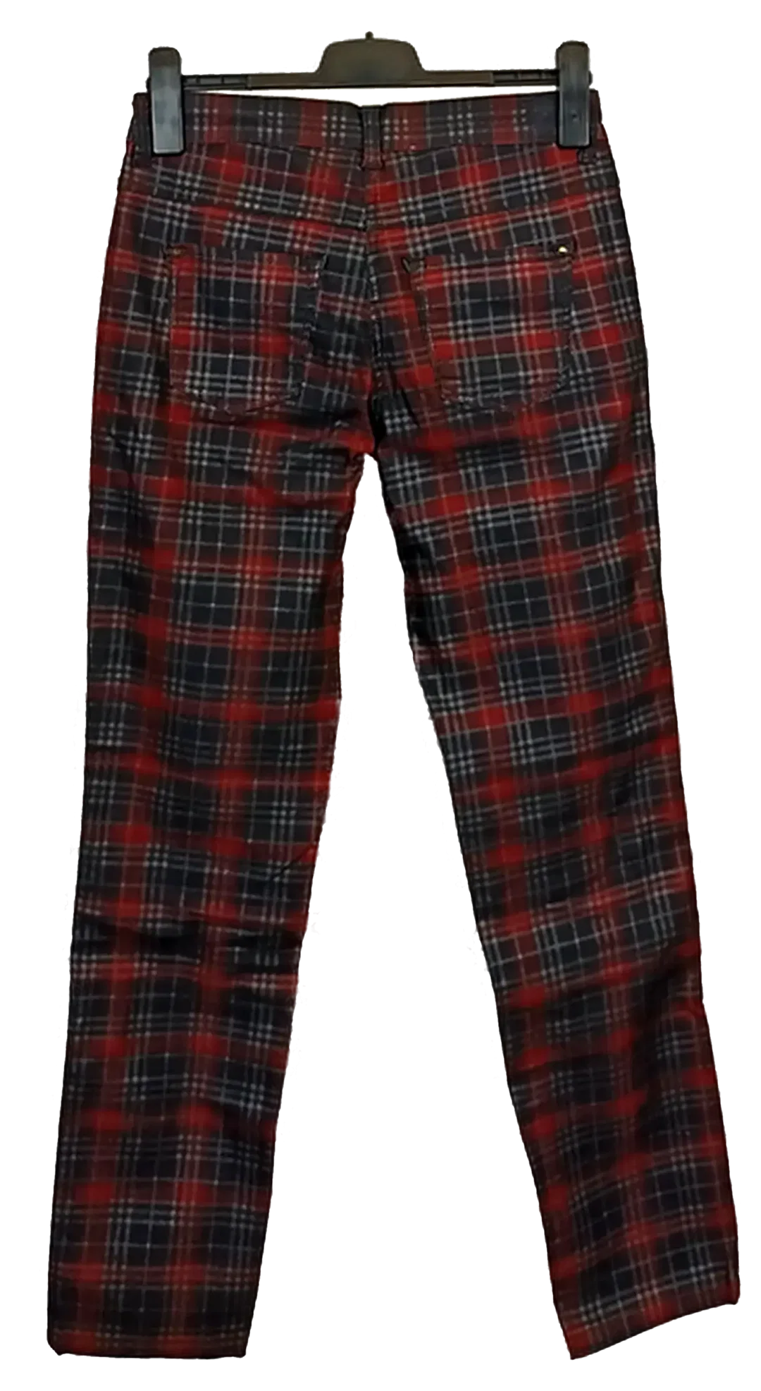 Mac Jeans Damen Jeans grau und rot kariert Gr. W36 / L32 – Bild 2