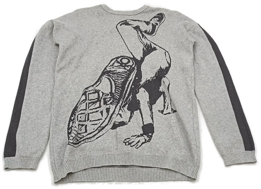 United Colors of Benetton Kinderpullover grau gemustert Gr. 2XL - Bild 1