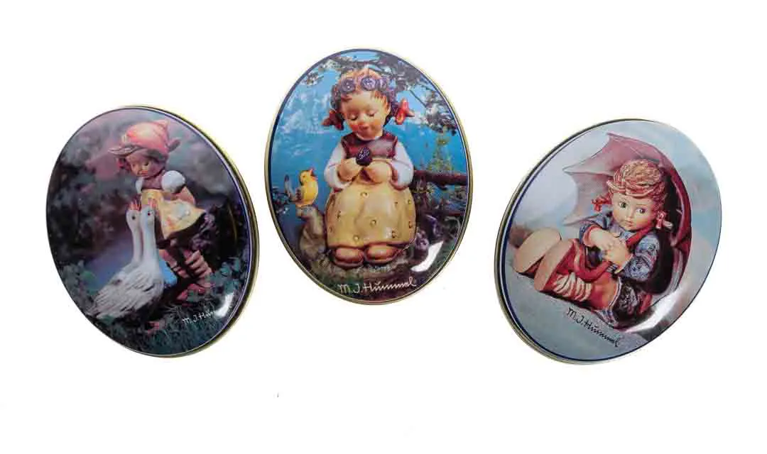 3er-Set Pillendosen M. J. Hummel, Ø 5 cm, OVP – Bild 3