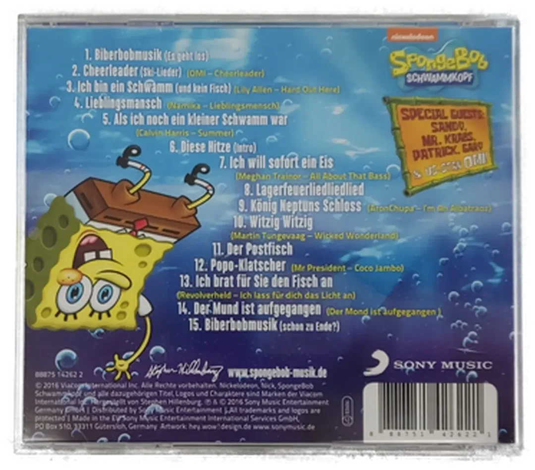 CD Spongebob Schwammkopf "Das schwammose Album" – Bild 2