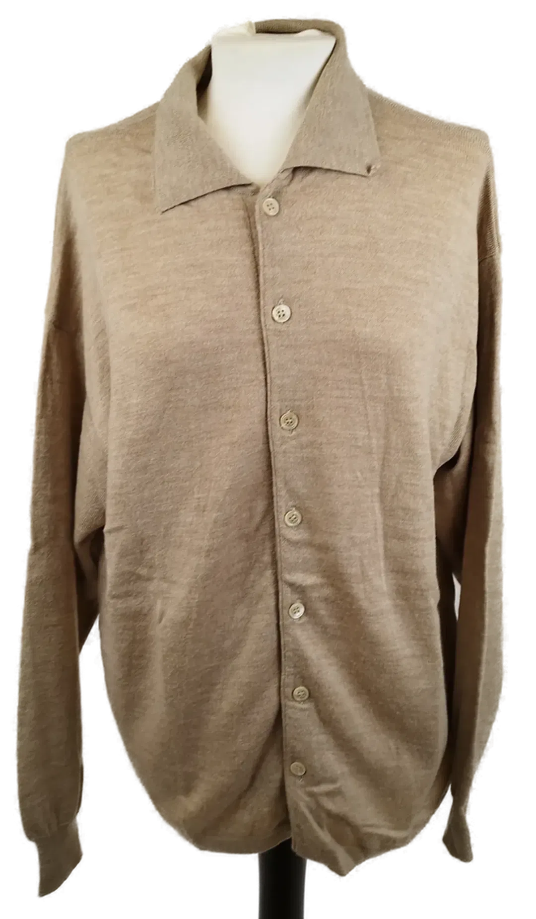 Roberto Collina Pullover zum Zuknüpfen - Gr. 52 / 100% Extrafeine Schurwolle - Bild 1