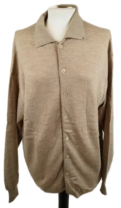 Roberto Collina Pullover zum Zuknüpfen - Gr. 52 / 100% Extrafeine Schurwolle - Bild 1