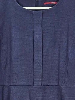 Lanius Damen Midi-Kleid, dunkelblau - Gr. XXL / 44 - Bild 3