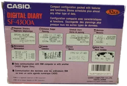 CASIO Digital Diary SF-4300A - 32KB / Made in Taiwan - Bild 5