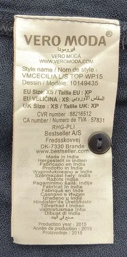 Vero Moda Damen Bluse blau - Gr. XS/34 - Bild 5