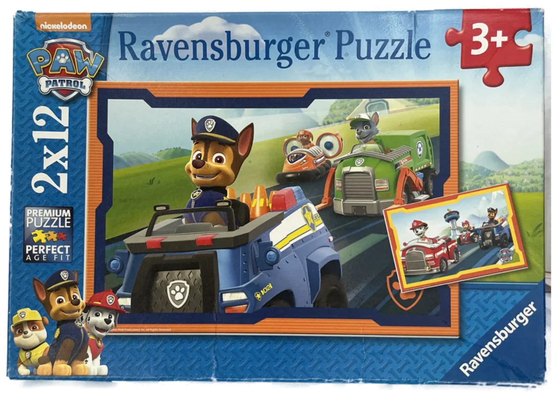 RAVENSBURGER Puzzle PAW Patrol 2x12 ab 3 Jahre – Bild 1