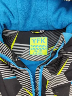 YFK Kinder Jacke gemustert Gr. 134/140 - Bild 3
