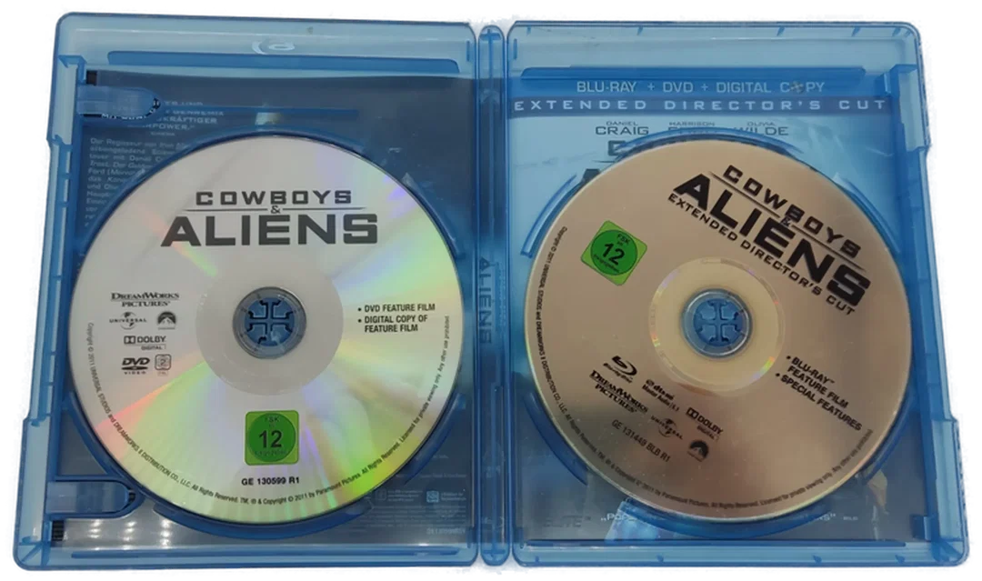 Blu-ray 1 Disc 1 DVD ROM Cowboys & Aliens Extended Director's Cut  – Bild 4