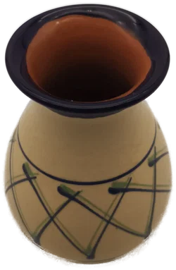 Vase, Keramik beige, Landhaus – Vorschau 2