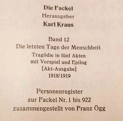 Buch Gesamtwerk Zeitgeschichte, Karl Kraus: die komplette Sammlung der legendären Zeitschrift "Die Fackel" – Vorschau 10