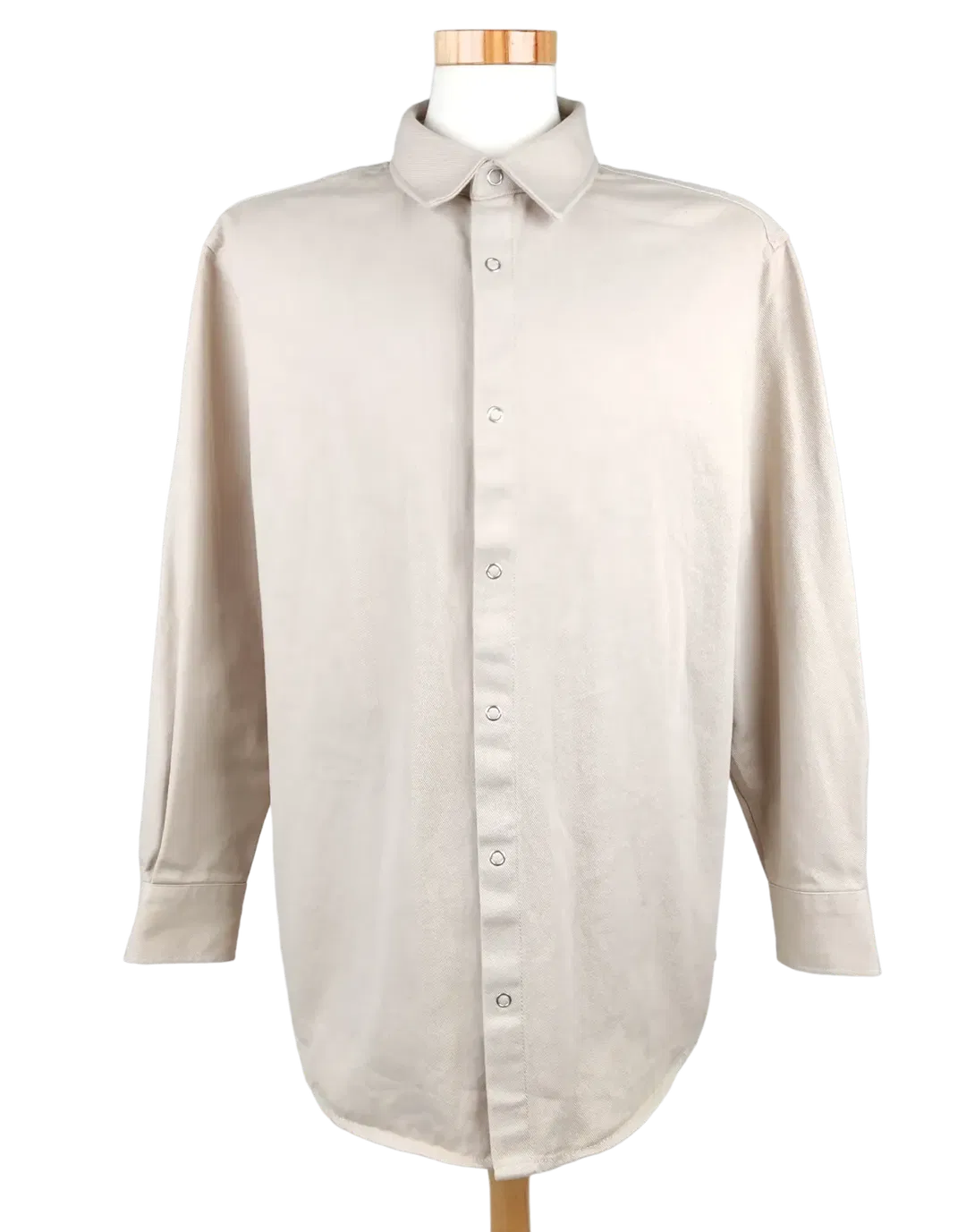 Weekday Herren Denim Hemdjacke, beige - Gr. M  - Bild 1