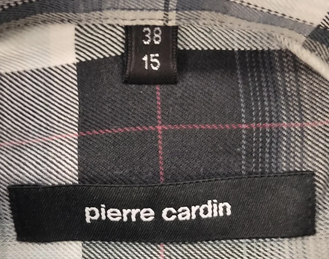 Pierre Cardin Herrenhemd blau/weiß Gr. 38 – Bild 3