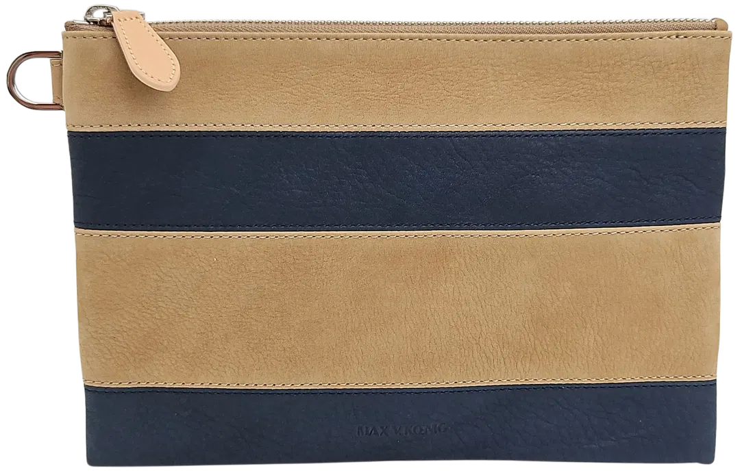 Max V. Koenig Damen Kulturbeutel, beige/blau - Bild 1