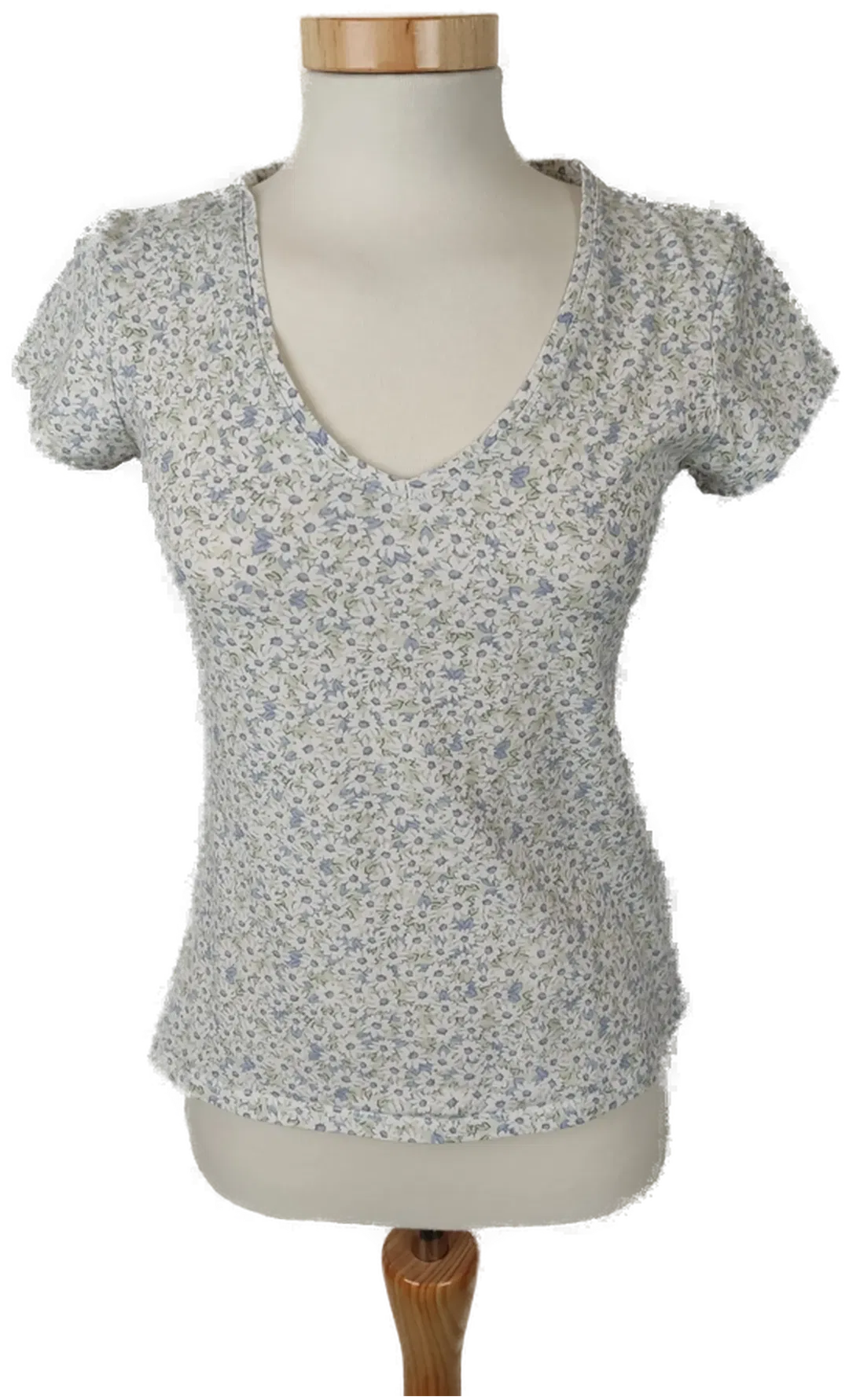 Clockhouse Damen T-Shirt Blümchenmuster - L/40 - Bild 1