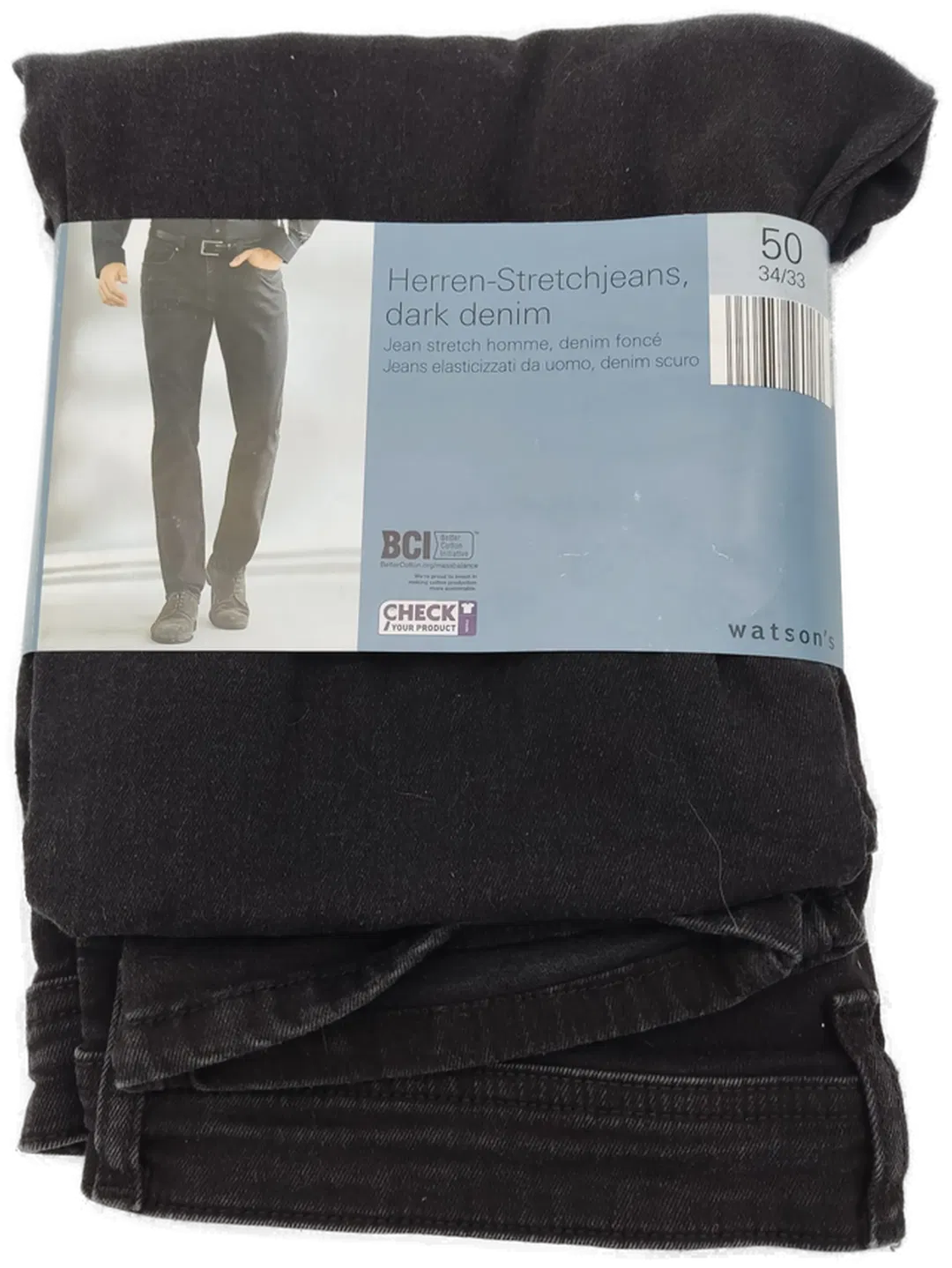 watson´s Stretchjeans Herren, schwarz - Gr. 50 (W34/L33) - Bild 4