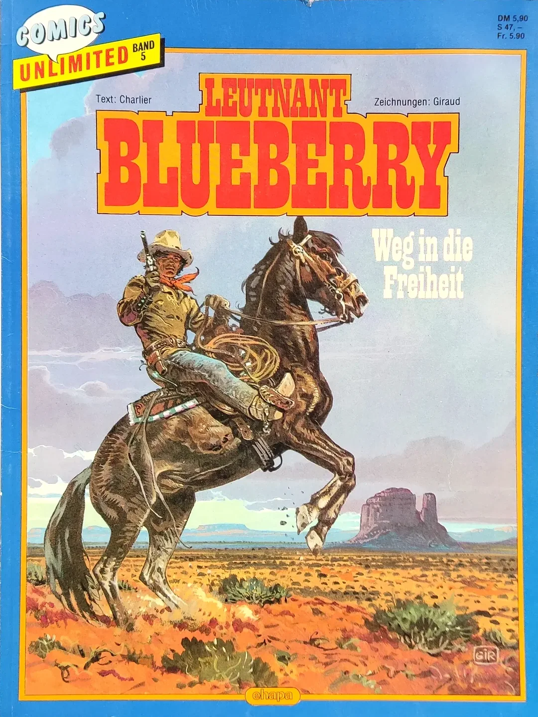 Ehapa Comics Unlimited Krieger Leutnant Blueberry - Weg in die Freiheit Band 5 - Bild 2