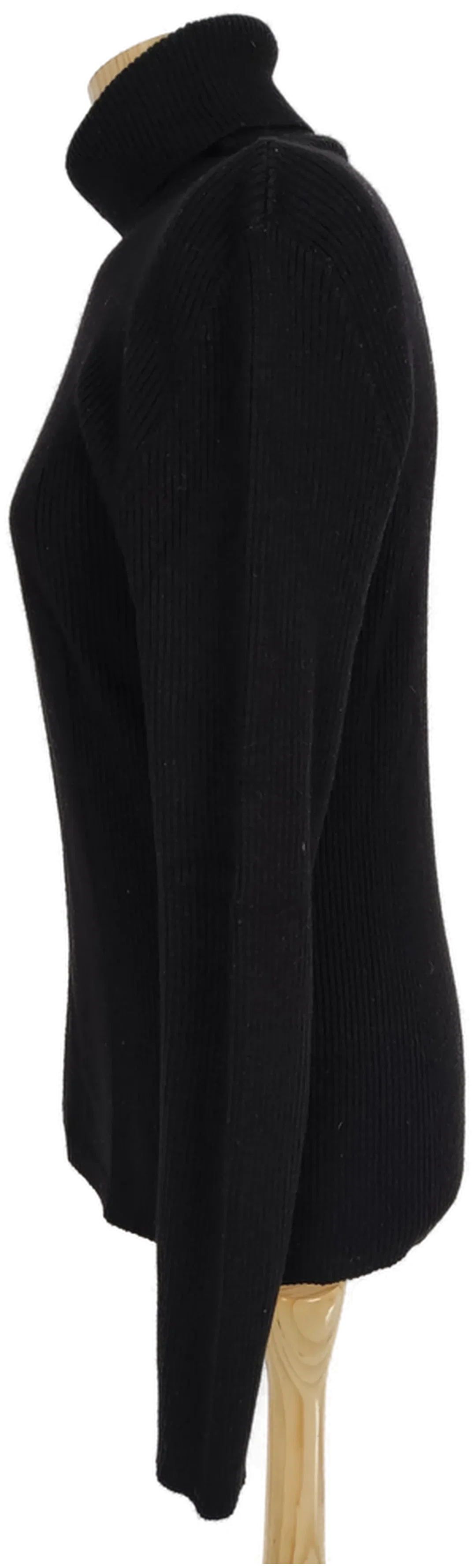 Pullover "Pal Zileri", langarm mit Rollkragen, schwarz, Größe 34 – Bild 2