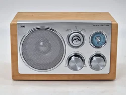 TCM Retro Tischradio / FM-AM Radio (Modell 218079) - Braun / Silber - Bild 3