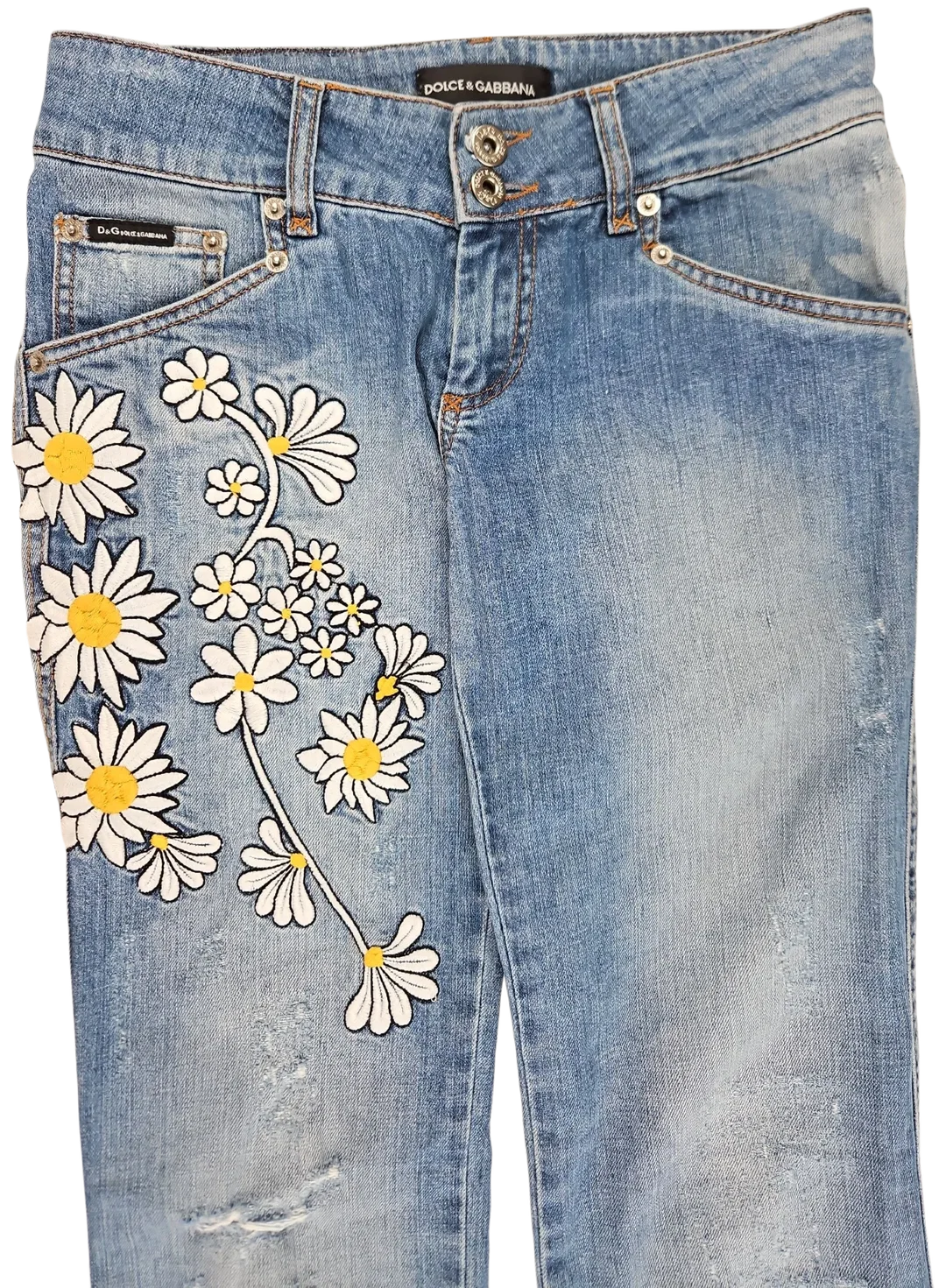 DOLCE & GABBANA Damen Jeans, blau - S / 36 – Bild 3