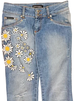 DOLCE & GABBANA Damen Jeans, blau - S / 36 - Bild 3