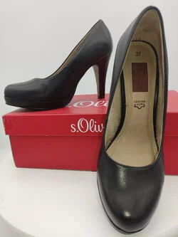 s.Oliver Leder-Pumps Gr. 37 | Wie Neu - Bild 5