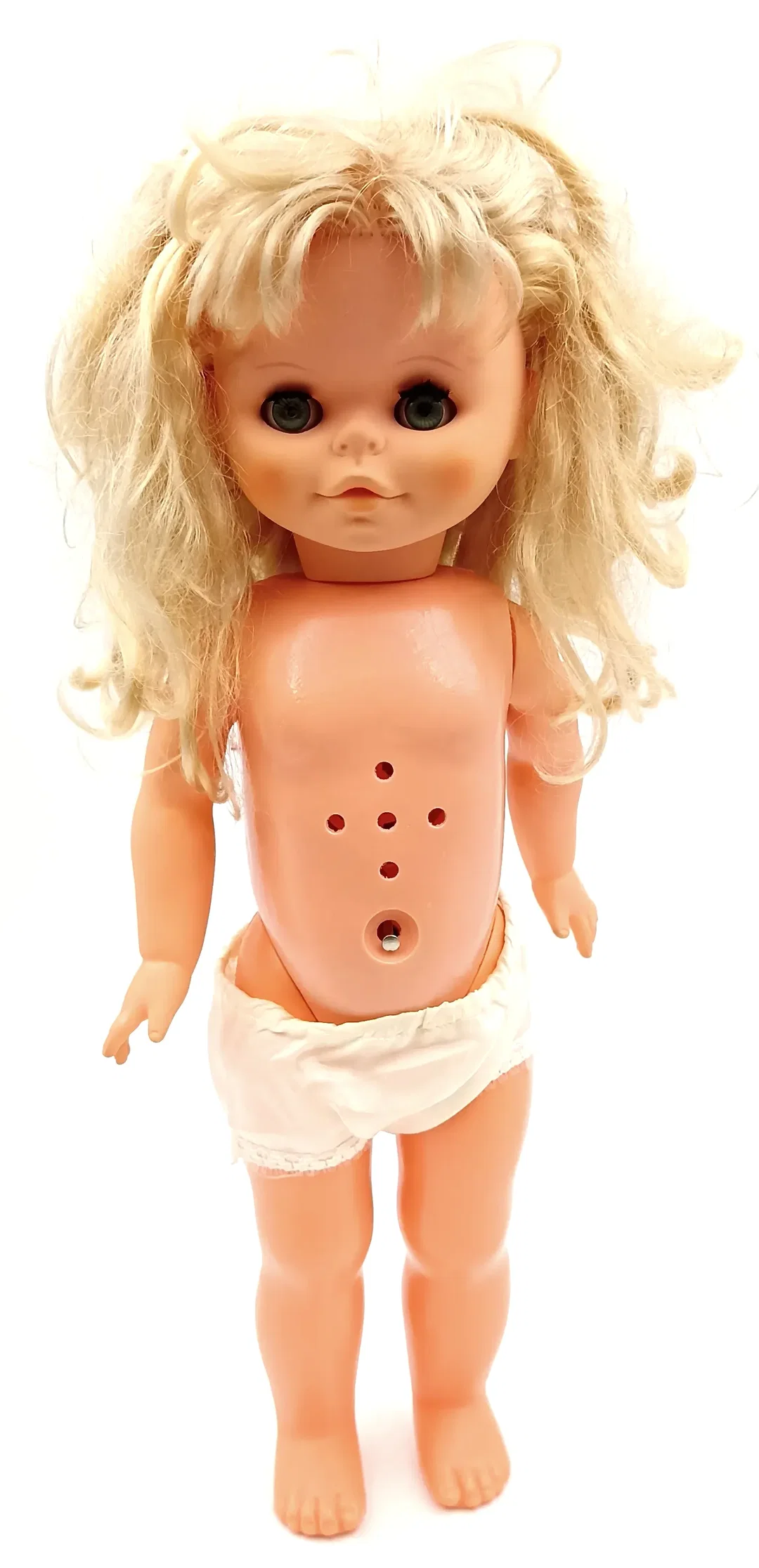 Vintage Zapf Sprechpuppe aus den 60er/70er Jahren inkl. Kleidung – Bild 2
