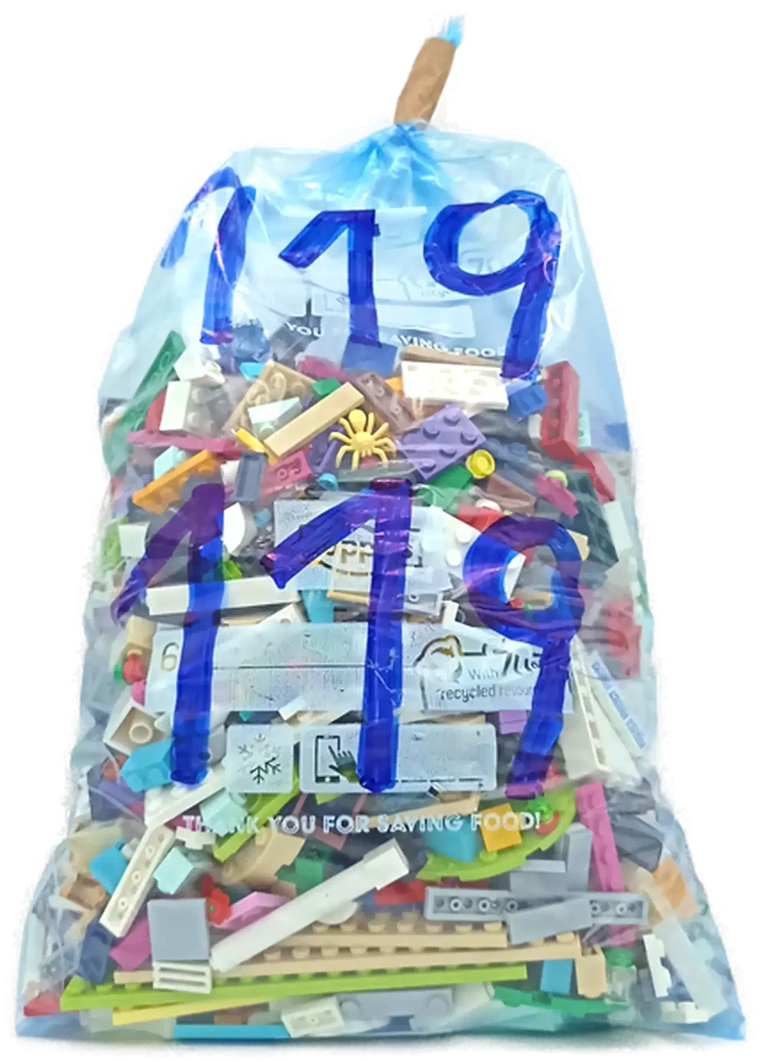 1,5 Kilo Lego Steine gemischt - Bild 4