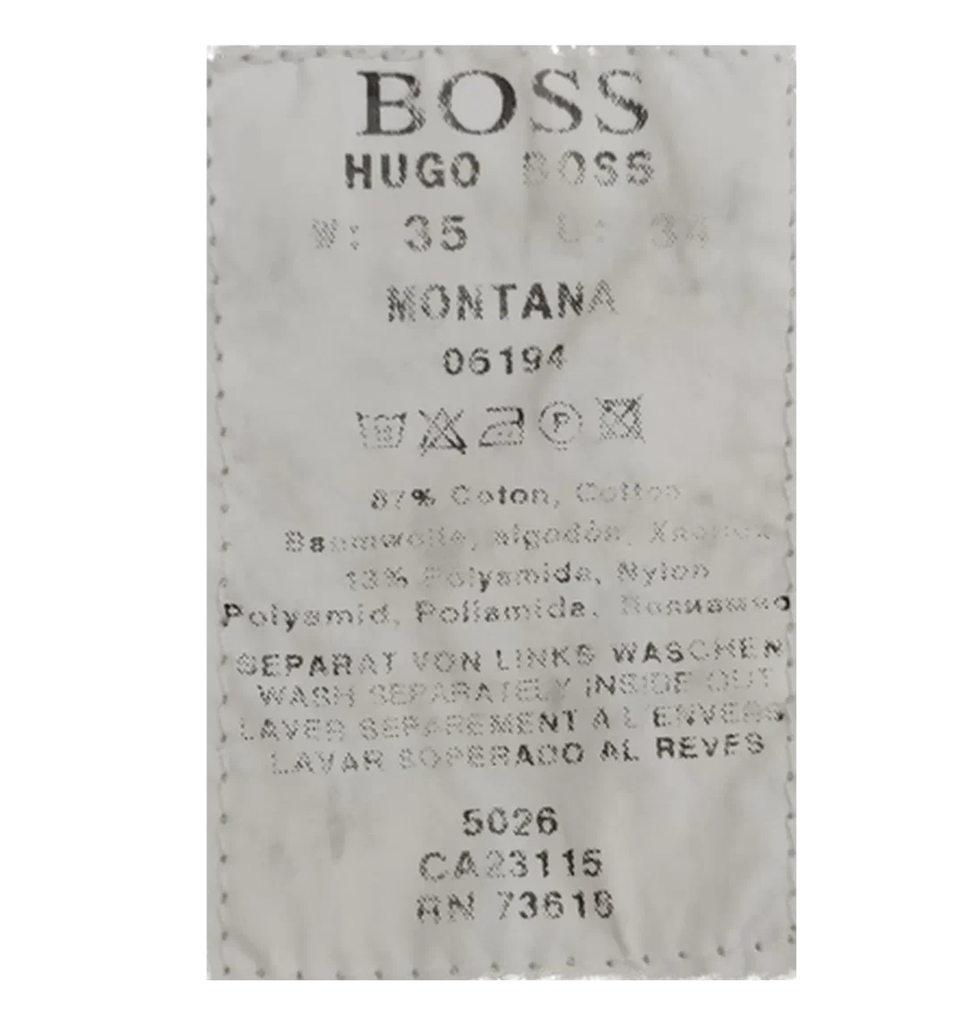 Boss Herren Hose beige Gr. 35/34 – Bild 5
