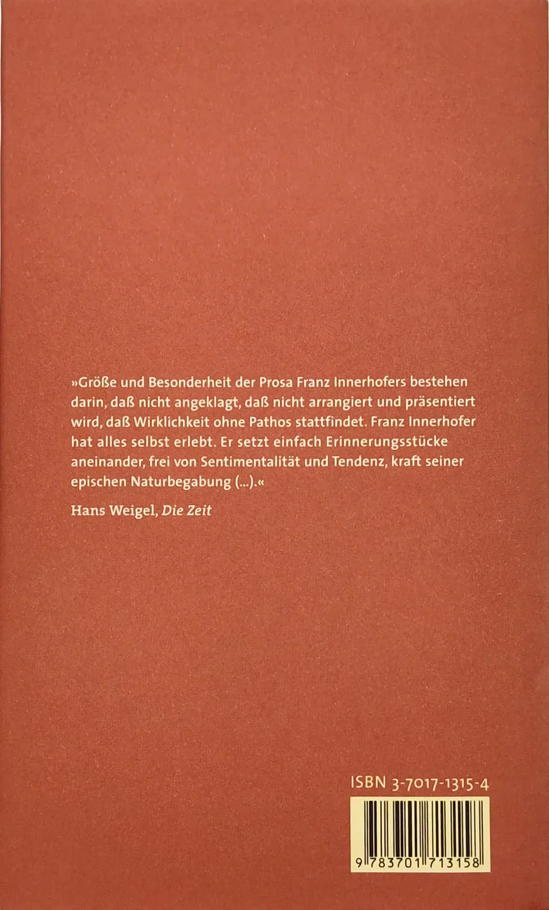 Buchsammelbox mit den Werken: Schöne Tage, Schattseite, Die Grossen Wörter - Franz Innerhofer – Bild 4