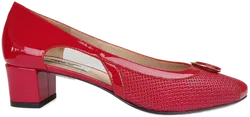Donna Laura Venezia Vero Cuoio Damen Pumps, rot - Gr. 41 - Bild 2