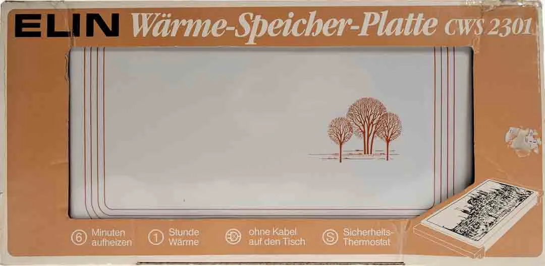 Vintage Wärmespeicherplatte – Elin – Bild 3
