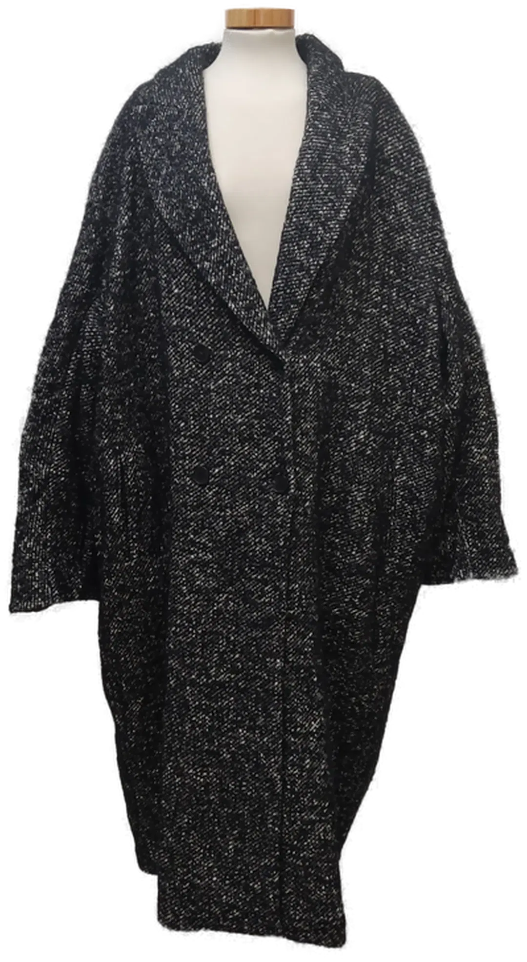 Marina Rinaldi Mantel grau/meliert in Größe 52 - mit Originaletikett - Bild 1