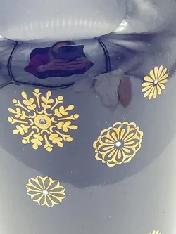 Porzellan Vase Echt Kobalt Gold  | Aus Thüringischen Manufaktur - Bild 7