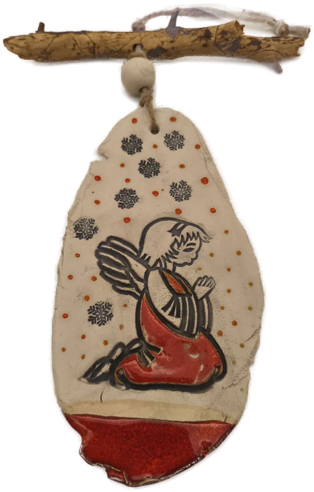 Deko Weihnachten, Engel Keramik - Bild 1