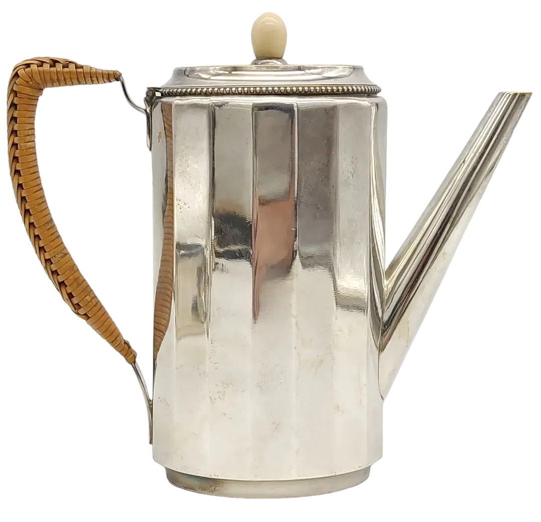 J. L. Herrmann Wien - Kaffee-Set versilbert  – Bild 2