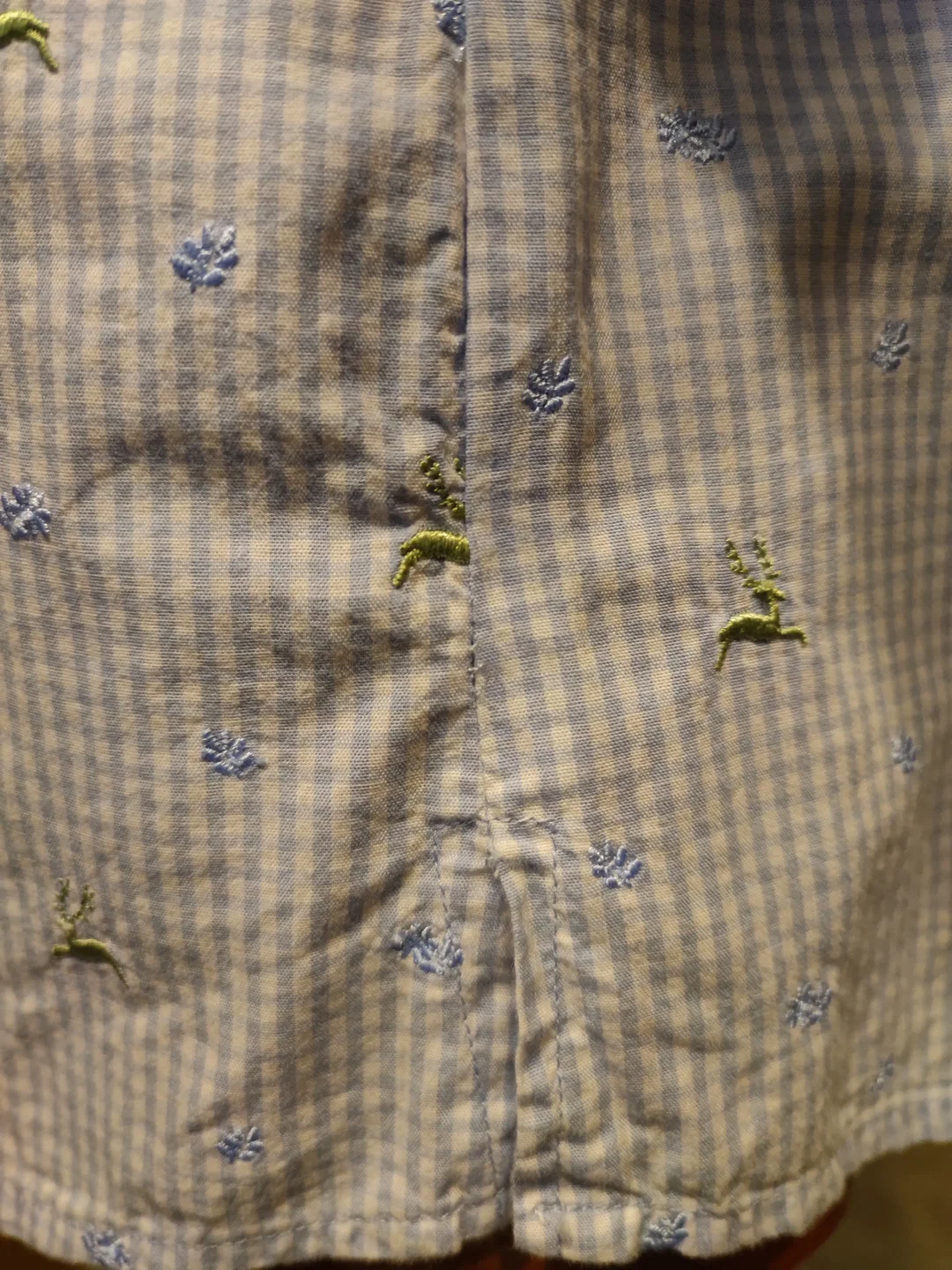 Bluse mit Trachtenmuster Gr. 44 – Bild 2