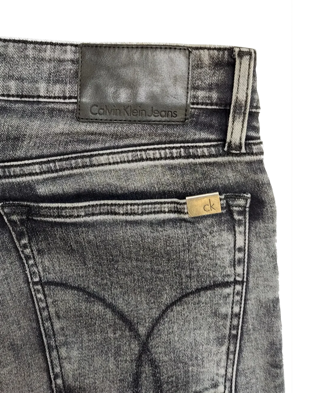 Calvin Klein Herren Slim Straight Jeans grau Gr. W31 L34 – Bild 5