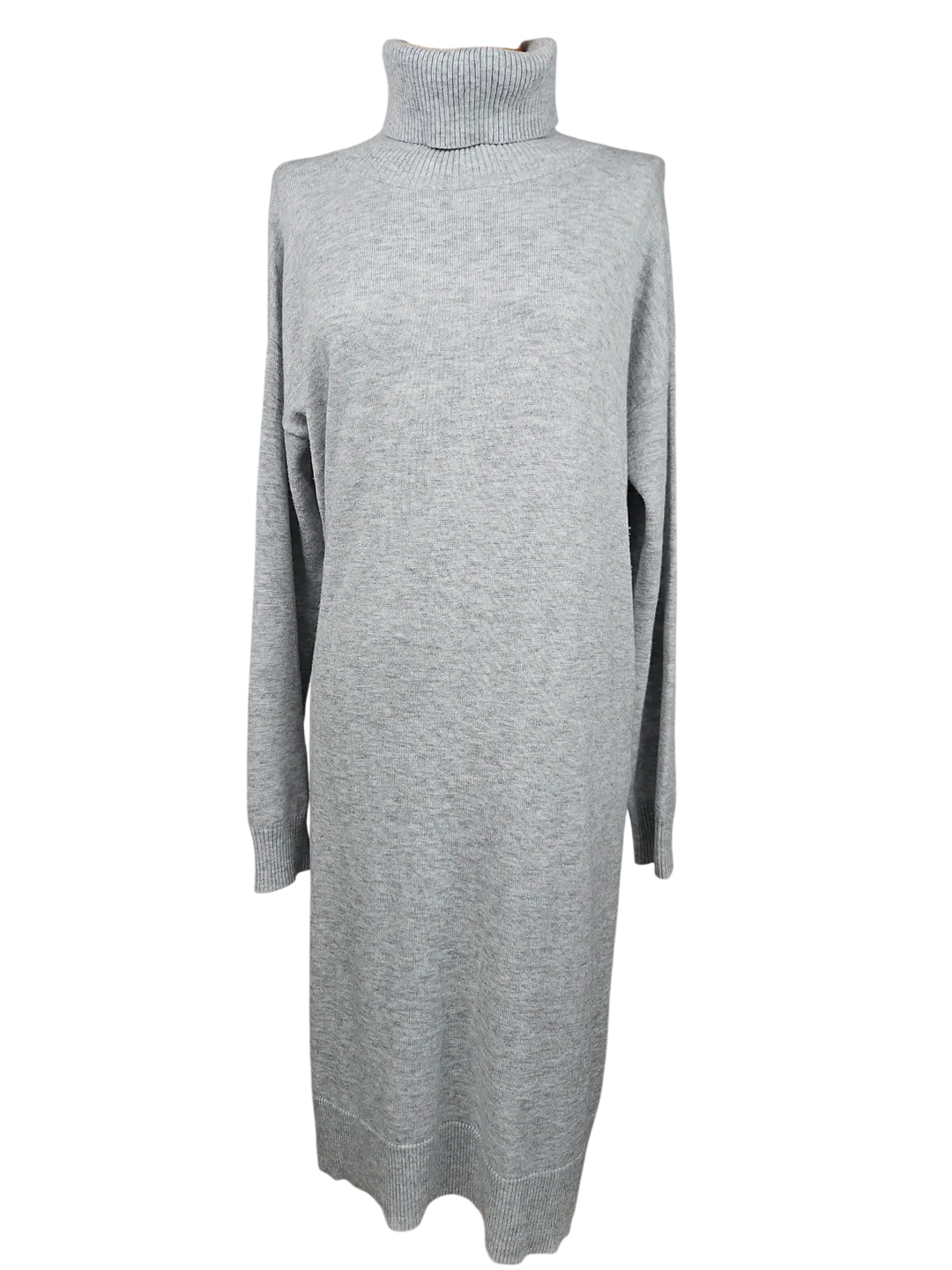 Lawrence Gray Damen Rollkragenkleid, grau - Gr. M - Bild 1
