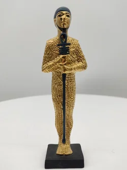Goldener Ptah Porzellan & Zertifikat von Franklin Mint | Limitierte Rarität - Bild 1