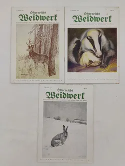 Österreichs Weidwerk - 11 Hefte - Jagdmagazin 1931 - Bild 3