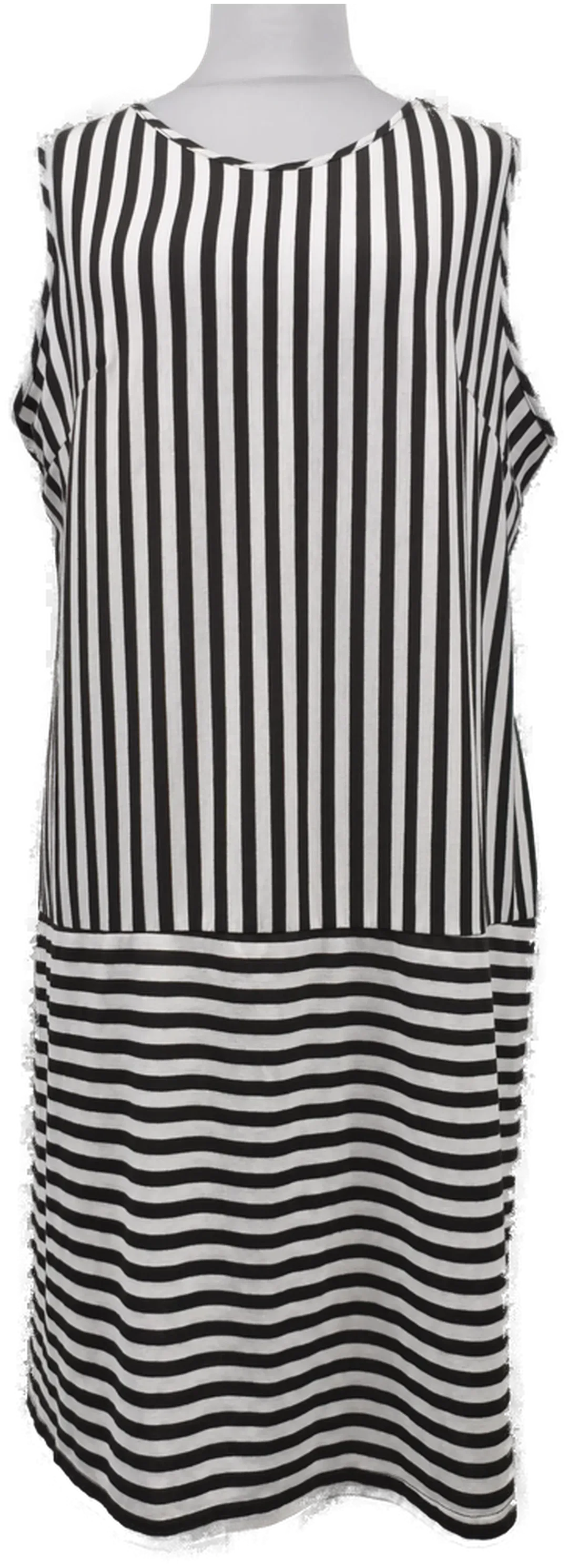 Damenkleid Streifen, Gr. XXL - Bild 1