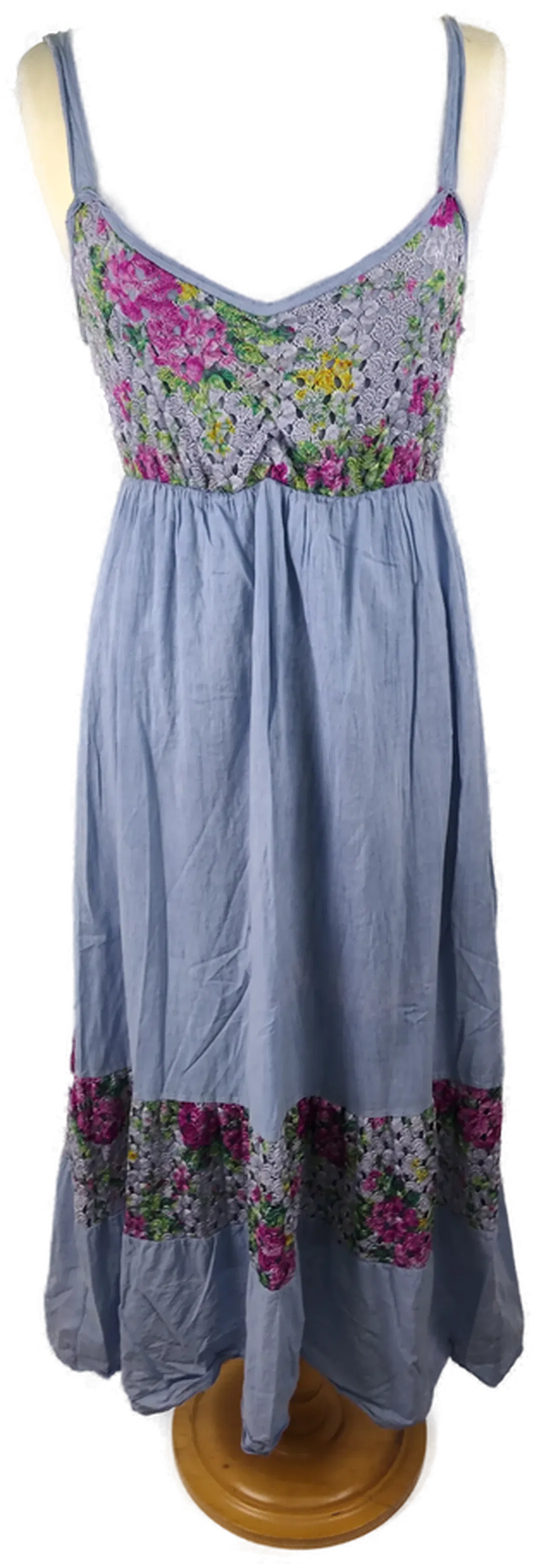 Maxikleid Sonstige Geblümt Baumwolle | Sommerabend-Traum - Bild 1
