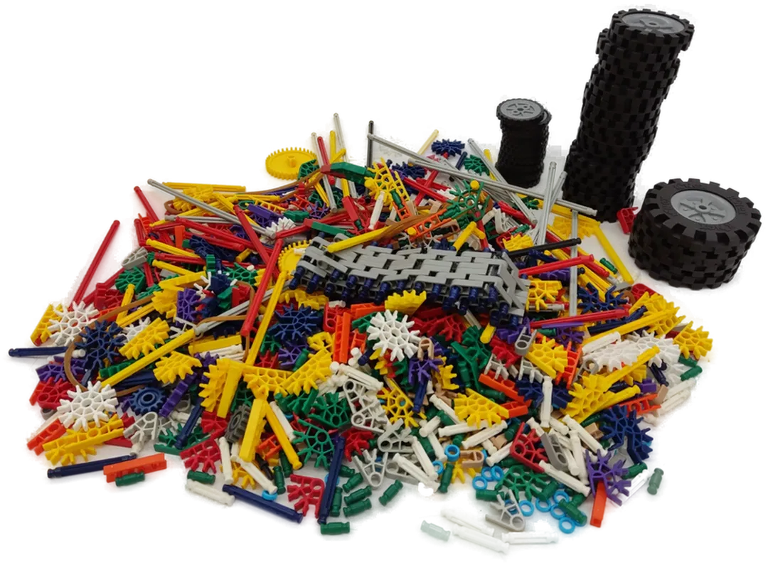 Lernspielzeug K'NEX Bausteine ca 2,2 Kg gemischt  - Bild 4