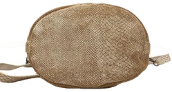 Liebeskind Berlin Ledertasche schlangenoptik braun/weiß – Vorschau 7